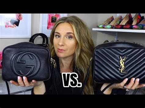 ysl vs gucci camera bag|YSL vs Gucci tote.